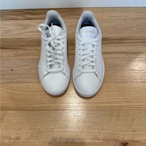 NWT Adidas White Sneakers - Size 6